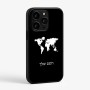 כיסוי בעיצוב אישי עם השם שלך לדגם - Apple iPhone 15 Pro בעיצוב מפת העולם