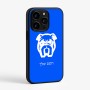 כיסוי בעיצוב אישי עם השם שלך לדגם - Apple iPhone 15 Pro בעיצוב פרצוף בולדוג