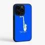 כיסוי בעיצוב אישי עם השם שלך לדגם - Apple iPhone 15 Pro בעיצוב סקסופון