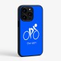 כיסוי בעיצוב אישי עם השם שלך לדגם - Apple iPhone 15 Pro בעיצוב אופניים אולימפיים