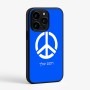 כיסוי בעיצוב אישי עם השם שלך לדגם - Apple iPhone 15 Pro בעיצוב סמל השלום