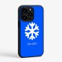 כיסוי בעיצוב אישי עם השם שלך לדגם - Apple iPhone 15 Pro בעיצוב שלג