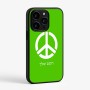 כיסוי בעיצוב אישי עם השם שלך לדגם - Apple iPhone 15 Pro בעיצוב סמל השלום