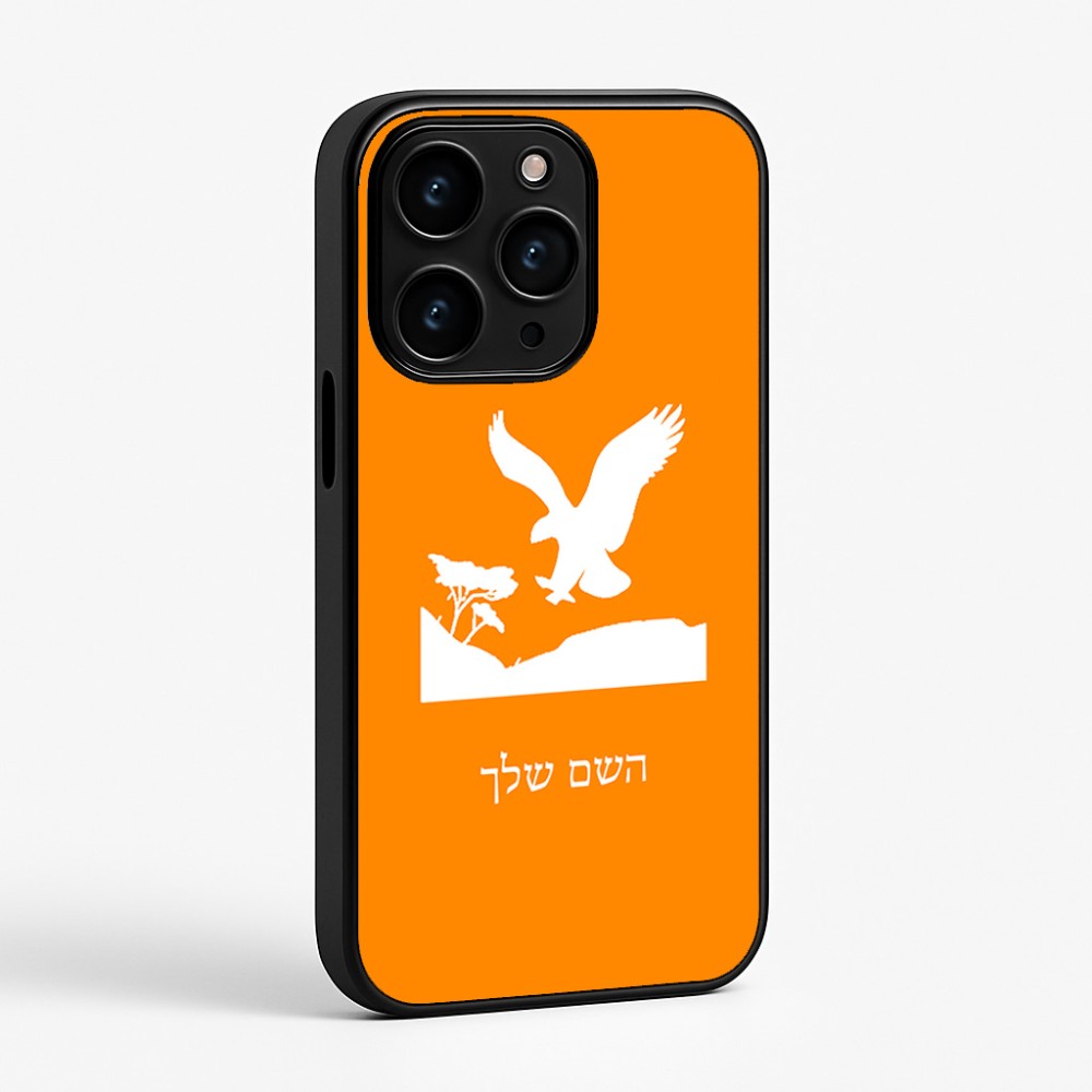 כיסוי בעיצוב אישי עם השם שלך לדגם - Apple iPhone 15 Pro בעיצוב נשר אמריקאי