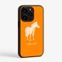 כיסוי בעיצוב אישי עם השם שלך לדגם - Apple iPhone 15 Pro בעיצוב זברה