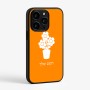 כיסוי בעיצוב אישי עם השם שלך לדגם - Apple iPhone 15 Pro בעיצוב פרח