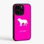 כיסוי בעיצוב אישי עם השם שלך לדגם - Apple iPhone 15 Pro בעיצוב כלב