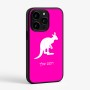 כיסוי בעיצוב אישי עם השם שלך לדגם - Apple iPhone 15 Pro בעיצוב קנגורו