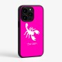 כיסוי בעיצוב אישי עם השם שלך לדגם - Apple iPhone 15 Pro בעיצוב עקרב