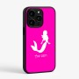 כיסוי בעיצוב אישי עם השם שלך לדגם - Apple iPhone 15 Pro בעיצוב בתולת ים - אישה