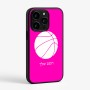 כיסוי בעיצוב אישי עם השם שלך לדגם - Apple iPhone 15 Pro בעיצוב כדורסל