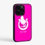 כיסוי בעיצוב אישי עם השם שלך לדגם - Apple iPhone 15 Pro בעיצוב פרסה וסוס