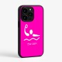 כיסוי בעיצוב אישי עם השם שלך לדגם - Apple iPhone 15 Pro בעיצוב כדור מים אולימפי