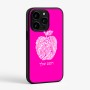 כיסוי בעיצוב אישי עם השם שלך לדגם - Apple iPhone 15 Pro בעיצוב הדפס תפוח