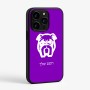 כיסוי בעיצוב אישי עם השם שלך לדגם - Apple iPhone 15 Pro בעיצוב פרצוף בולדוג
