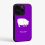 כיסוי בעיצוב אישי עם השם שלך לדגם - Apple iPhone 15 Pro בעיצוב חזיר