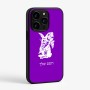 כיסוי בעיצוב אישי עם השם שלך לדגם - Apple iPhone 15 Pro בעיצוב ארנב מחזיק גזר