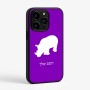 כיסוי בעיצוב אישי עם השם שלך לדגם - Apple iPhone 15 Pro בעיצוב קרנף