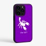 כיסוי בעיצוב אישי עם השם שלך לדגם - Apple iPhone 15 Pro בעיצוב עקרב