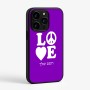 כיסוי בעיצוב אישי עם השם שלך לדגם - Apple iPhone 15 Pro בעיצוב אהבה