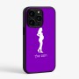 כיסוי בעיצוב אישי עם השם שלך לדגם - Apple iPhone 15 Pro בעיצוב אישה בהריון