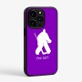 כיסוי בעיצוב אישי עם השם שלך לדגם - Apple iPhone 15 Pro בעיצוב הוקי שוערים