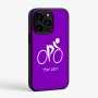 כיסוי בעיצוב אישי עם השם שלך לדגם - Apple iPhone 15 Pro בעיצוב אופניים אולימפיים