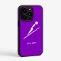 כיסוי בעיצוב אישי עם השם שלך לדגם - Apple iPhone 15 Pro בעיצוב קפיצת סקי אולימפית
