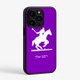 כיסוי בעיצוב אישי עם השם שלך לדגם - Apple iPhone 15 Pro בעיצוב שחקן פולו - סוס