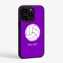 כיסוי בעיצוב אישי עם השם שלך לדגם - Apple iPhone 15 Pro בעיצוב כדור כדורעף