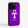 כיסוי בעיצוב אישי עם השם שלך לדגם - Apple iPhone 15 Pro בעיצוב אנק - מפתח החיים המצרי