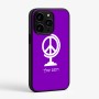 כיסוי בעיצוב אישי עם השם שלך לדגם - Apple iPhone 15 Pro בעיצוב גלובוסי שלום