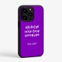כיסוי בעיצוב אישי עם השם שלך לדגם - Apple iPhone 15 Pro בעיצוב האלפבית היווני