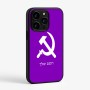 כיסוי בעיצוב אישי עם השם שלך לדגם - Apple iPhone 15 Pro בעיצוב פטיש ומגל