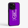 כיסוי בעיצוב אישי עם השם שלך לדגם - Apple iPhone 15 Pro בעיצוב יד סלע