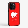 כיסוי בעיצוב אישי עם השם שלך לדגם - Apple iPhone 15 Pro בעיצוב דוב
