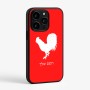 כיסוי בעיצוב אישי עם השם שלך לדגם - Apple iPhone 15 Pro בעיצוב תרנגול