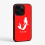 כיסוי בעיצוב אישי עם השם שלך לדגם - Apple iPhone 15 Pro בעיצוב בתולת ים - אישה