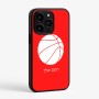 כיסוי בעיצוב אישי עם השם שלך לדגם - Apple iPhone 15 Pro בעיצוב כדורסל