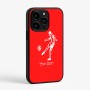 כיסוי בעיצוב אישי עם השם שלך לדגם - Apple iPhone 15 Pro בעיצוב שחקן כדורגל