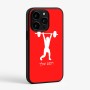 כיסוי בעיצוב אישי עם השם שלך לדגם - Apple iPhone 15 Pro בעיצוב הרמת משקולות