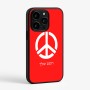 כיסוי בעיצוב אישי עם השם שלך לדגם - Apple iPhone 15 Pro בעיצוב סמל השלום