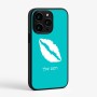 כיסוי בעיצוב אישי עם השם שלך לדגם - Apple iPhone 15 Pro בעיצוב שפתיים - נשיקה