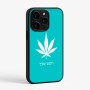 כיסוי בעיצוב אישי עם השם שלך לדגם - Apple iPhone 15 Pro בעיצוב עלה מריחואנה - גראס