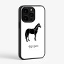כיסוי בעיצוב אישי עם השם שלך לדגם - Apple iPhone 15 Pro בעיצוב סוס