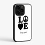 כיסוי בעיצוב אישי עם השם שלך לדגם - Apple iPhone 15 Pro בעיצוב אהבה