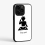 כיסוי בעיצוב אישי עם השם שלך לדגם - Apple iPhone 15 Pro בעיצוב אזור מוזיקה של די ג'יי
