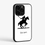 כיסוי בעיצוב אישי עם השם שלך לדגם - Apple iPhone 15 Pro בעיצוב שחקן פולו - סוס