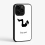 כיסוי בעיצוב אישי עם השם שלך לדגם - Apple iPhone 15 Pro בעיצוב אישה מתאמנת