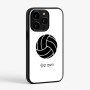כיסוי בעיצוב אישי עם השם שלך לדגם - Apple iPhone 15 Pro בעיצוב כדור כדורעף